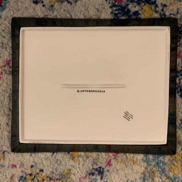 Anthropologie Black and Gold Decorative Tray - Picture 4 of 5